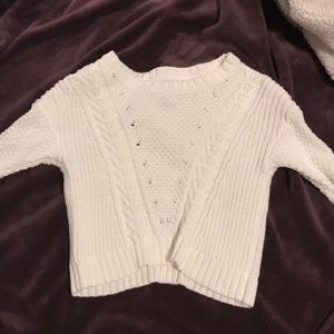 Cropped sweater